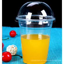 Copo frio do animal de estimação da bebida de Desaposable, copo do animal de estimação de 98mm para o suco, copo plástico